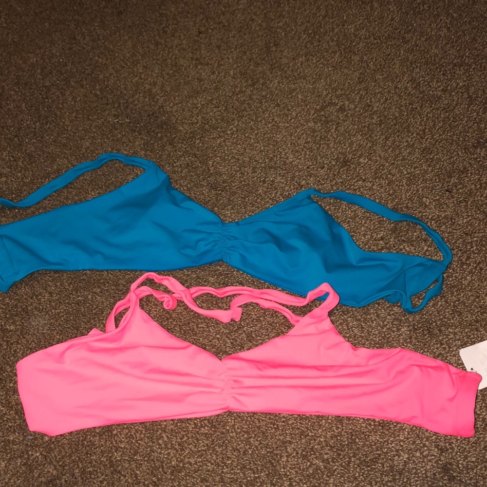 fused hawaii bikini tops size large